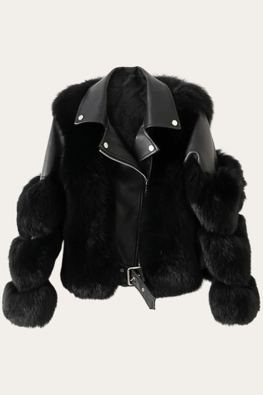 Chaqueta de piel de lujo