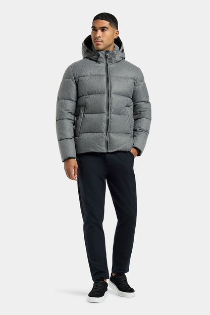 Chaqueta acolchada con capucha Piero