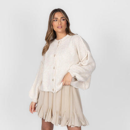 Cardigan corto oversize Nara