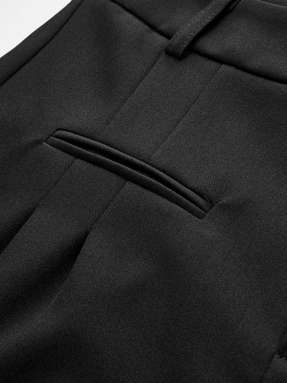 Pantalones cortos semitransparentes de cintura media