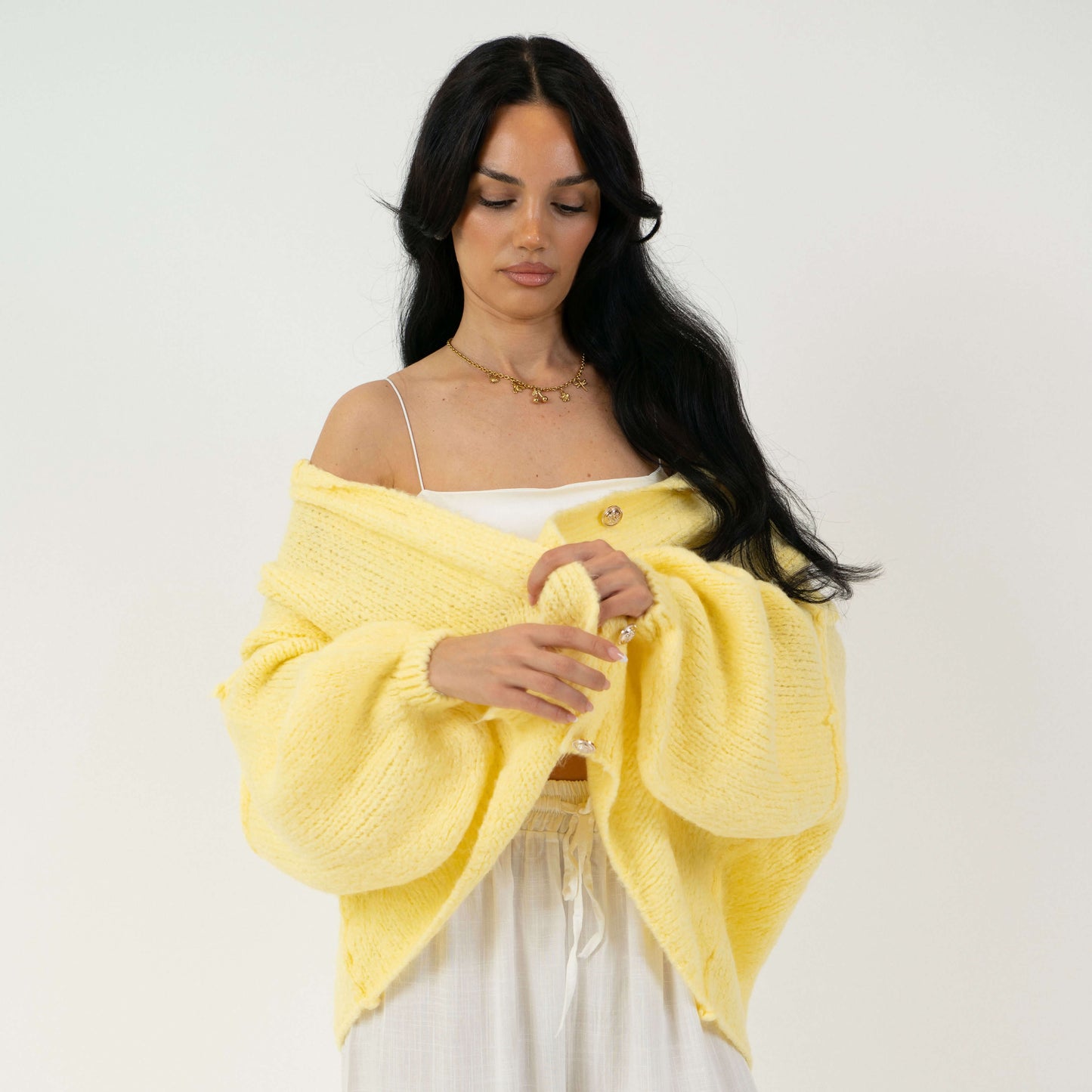 Cardigan corto oversize Nara