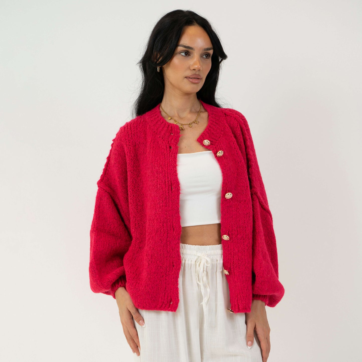 Cardigan corto oversize Nara