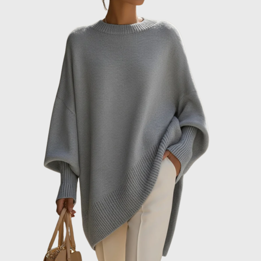 Suéter-poncho oversize Livia