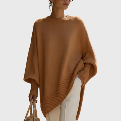 Suéter-poncho oversize Livia
