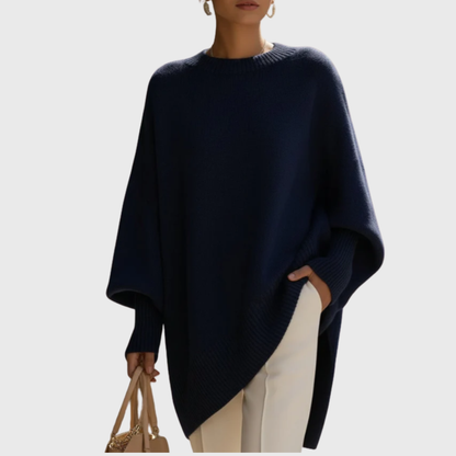 Suéter-poncho oversize Livia