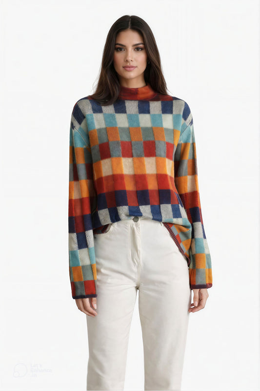 Suéter de cuello alto Alexa