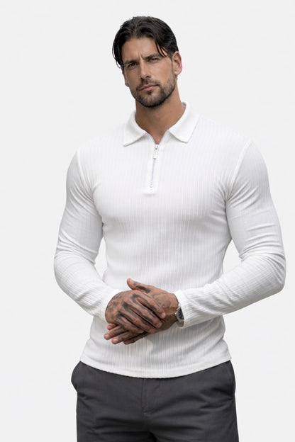 Elegante jersey con cremallera