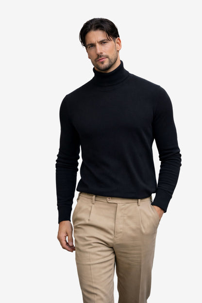 Suéter de cuello alto de lujo de Santoni