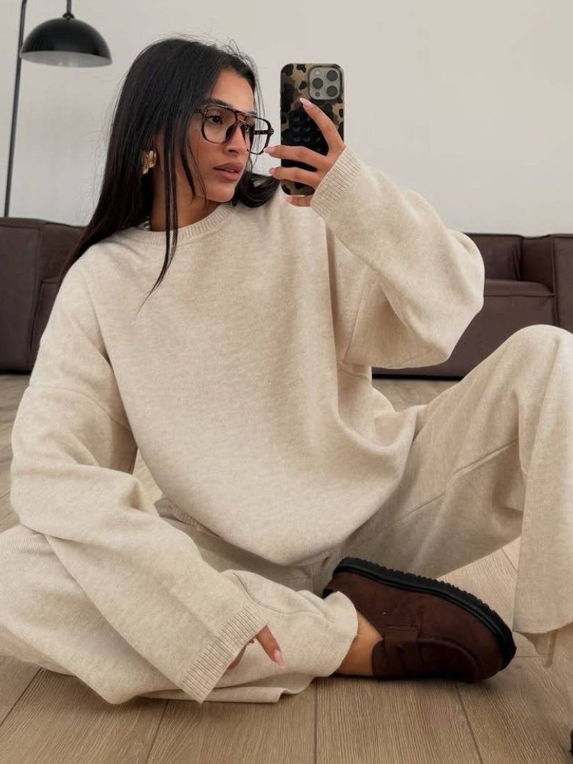 Conjunto de tejido Esencial Cozy