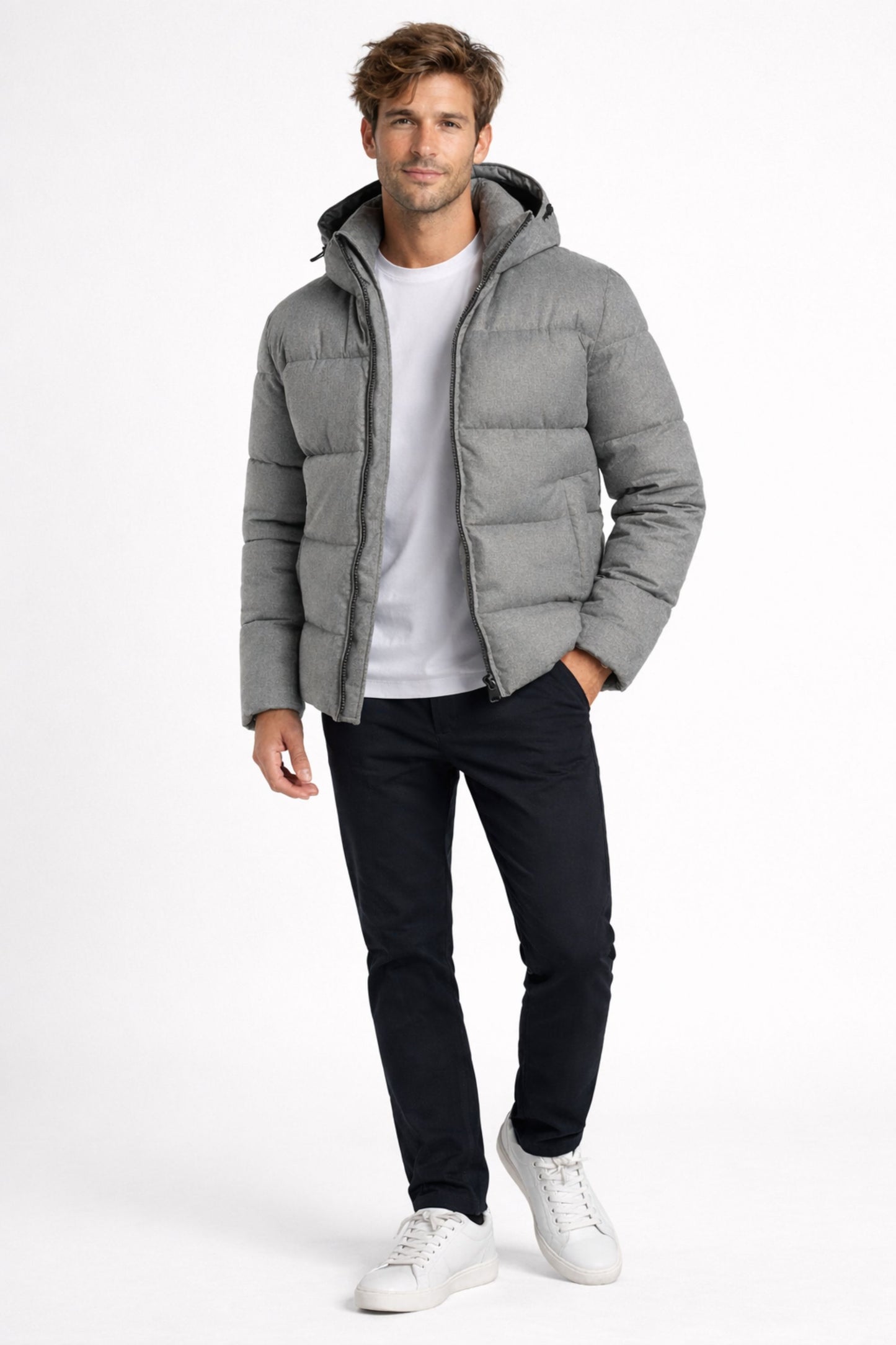 Chaqueta acolchada con capucha Piero