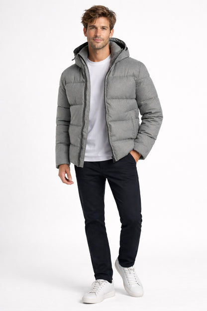 Chaqueta acolchada con capucha Piero