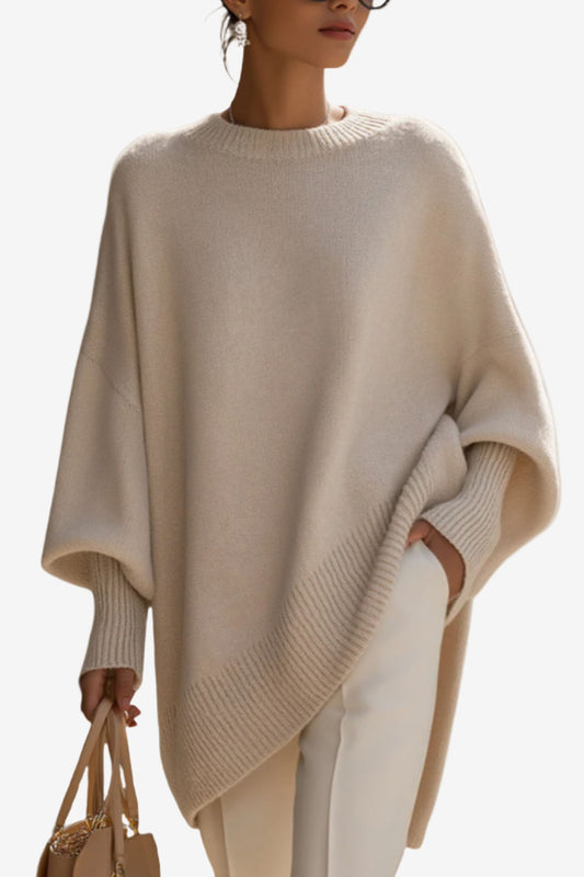 Suéter-poncho oversize Livia