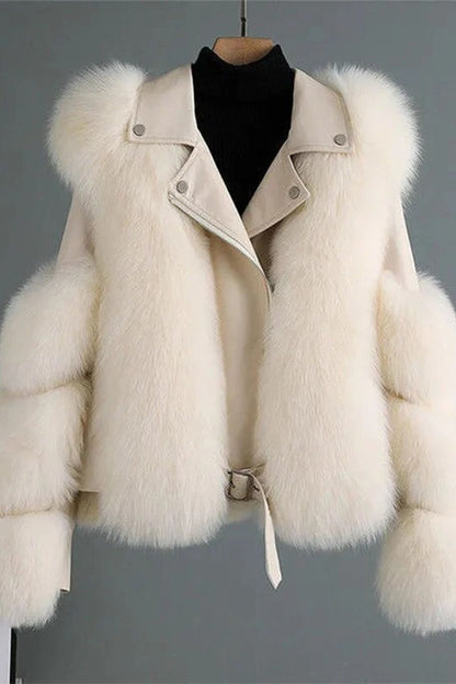 Chaqueta de piel de lujo