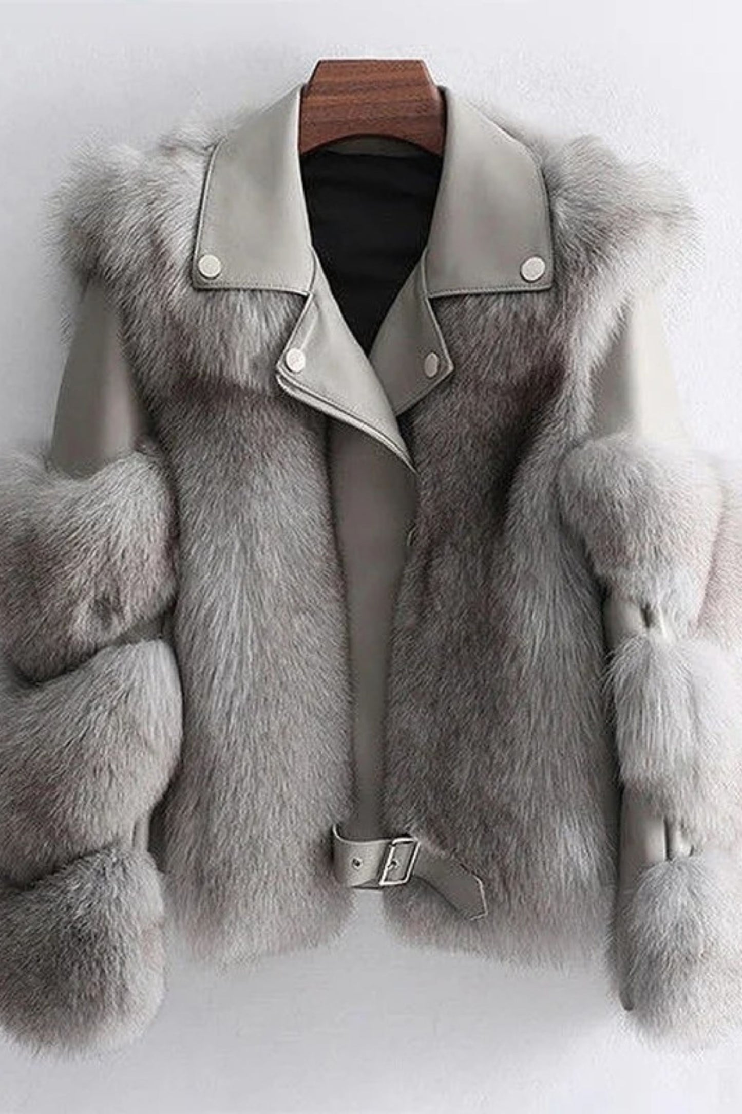 Chaqueta de piel de lujo