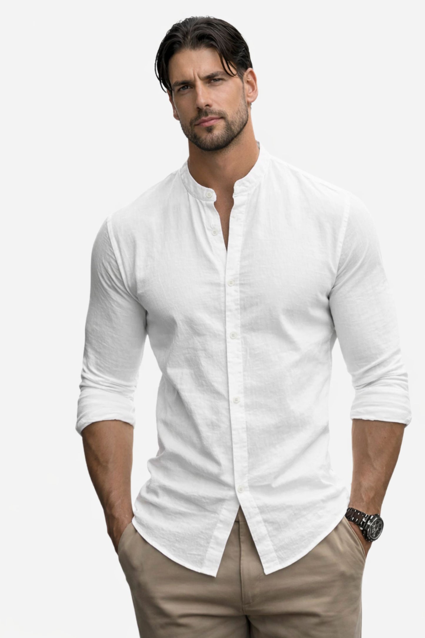 Camisa de lino transpirable Vittorio