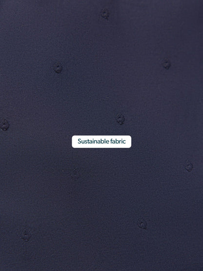 Vestido de Verano Luna de Algodón - Azul Marino Oscuro