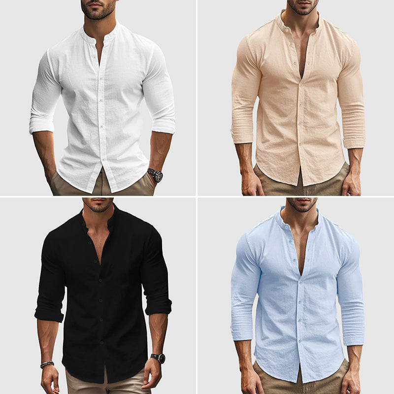 Camisa de lino transpirable Vittorio