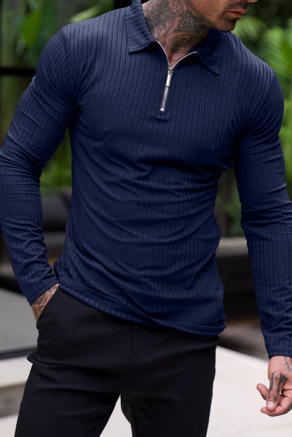 Elegante jersey con cremallera
