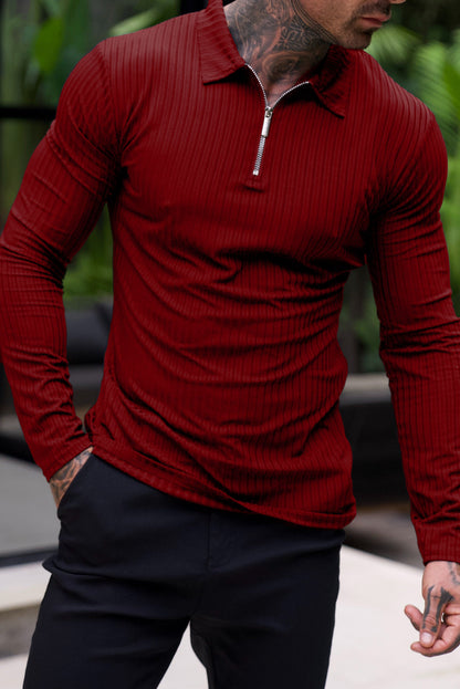 Elegante jersey con cremallera