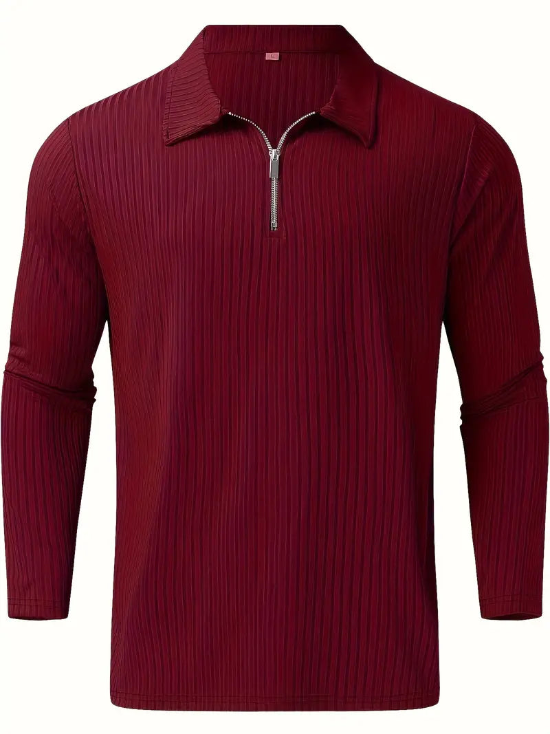 Elegante jersey con cremallera
