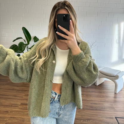 Cardigan corto oversize Nara