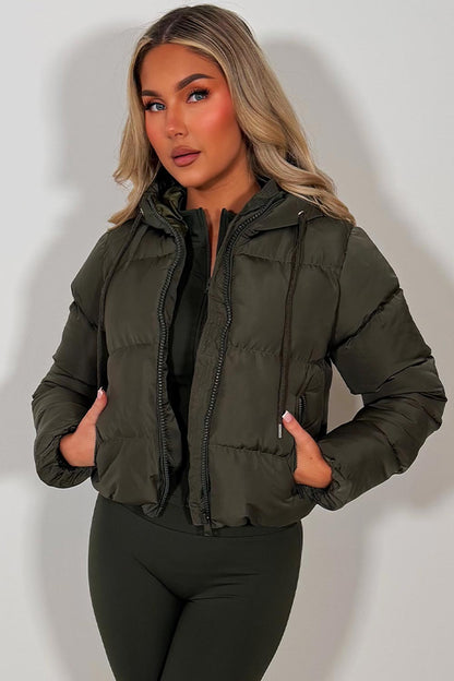 Chaqueta acolchada con capucha